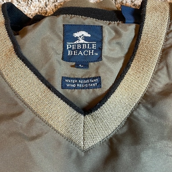 Pebble Beach Brown Windshirt - Size L - Picture 5 of 6